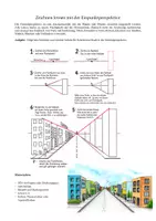 Vorschau - Arbeitsblätter - Zentralperspektive- Zeichnen lernen mit der Einpunktperspektive - Seite 1