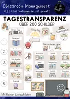 Vorschau - Poster - Tagestransparenz Grundschule | NEUES DESIGN Große Karten zur Visualisierung & Struktur im Unterricht - Deckblatt