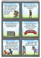 Vorschau - Aufgabenkarten - Fußball-WM 2026 Gesprächsanlässe Schreibanlässe Nachdenkgespräche 2. 3. 4. 5. 6. Klasse Weltmeisterschaft Deutsch Sachunterricht Ethik Religion fachübergreifend Fach Glück #weltmeisterlichematerialien2026 - Seite 3
