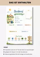 Vorschau - Arbeitsblätter - Steckbrief "Das bin ich" | Grundschule Klasse 1-4 | Kennenlernen Schuljahresstart Schulanfang - Seite 2