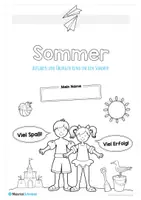 Vorschau - Arbeitsblätter - Materialpaket Sommer: Vorschule (20 Arbeitsblätter) - Seite 1