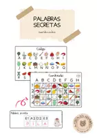 Vista previa - Refuerzo / NEE / Materiales de apoyo - Coordenadas - Palabras Secretas - Portada