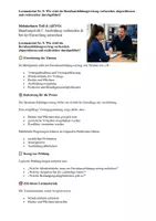 Vorschau - Stundenentwürfe - Wie wird ein Berufsausbildungsvertrag vorbereitet, abgeschlossen und rechtssicher durchgeführt? Lernmaterial Nr. 9 für Meisterkurs Teil 4 (AEVO). Mit Übungsaufgaben, Lösungen und Lehrerhinweisen! - Seite 1