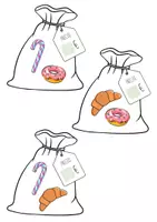 Vista previa - Refuerzo / NEE / Materiales de apoyo - Bolsas de gominolas - Sumas Simples - página 2