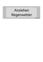 Vorschau - Fördermaterial/Inklusion - Klettmappe Anziehen bei Regenwetter - Seite 1
