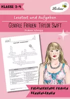 Vorschau - Arbeitsblätter - Taylor Swift - Lesetext zu einer genialen Frau - Deckblatt