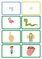 Vorschau - Fördermaterial/Inklusion - ng nk - Laute - Buchstaben - Klasse 1-2 - Wortkarten - Seite 2