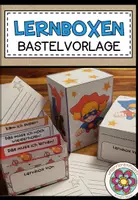 Vorschau - Mal- und Bastelvorlagen - LERNBOX - Bastelvorlage und Karteikarten - Deckblatt