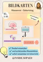 Vorschau - Bildkarten - Bildkarten Abschlusskreis warme Dusche - Deckblatt