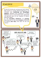 Vorschau - Arbeitsblätter - Rollenspiel Bewerbungsgespräch - Deckblatt