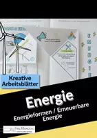Vorschau - Arbeitsblätter - Energie Energieformen - Arbeitsblatt zum Falten - Deckblatt