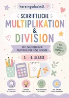 Vorschau - Arbeitsblätter - Schriftliche Multiplikation & Division ✏️ | mit zweistelligem Multiplikator und Divisor - Deckblatt