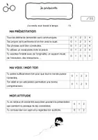 Aperçu - Feuilles d'exercices - Grilles évaluation Savoir Parler - Page 2