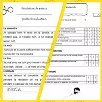 Aperçu - Feuilles d'exercices - Grilles évaluation Savoir Parler - Page de couverture
