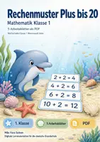 Vorschau - Arbeitsblätter - Rechenmuster Plus bis 20 | Mathematik Klasse 1 | 5 Arbeitsblätter als PDF - Deckblatt
