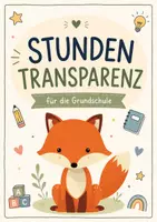 Vorschau - Präsentationen/Tafelbilder - Stundentransparenz_Fuchsklasse_Grundschule - Deckblatt