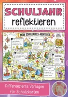 Vorschau - Anderer Materialtyp - Schuljahr reflektieren auf Schatzkarten - Deckblatt