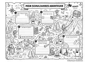 Vorschau - Anderer Materialtyp - Schuljahr reflektieren auf Schatzkarten - Seite 3