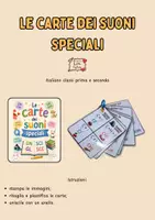 anteprima - Flashcard - Le carte dei suoni speciali - italiano scuola primaria - Pagina 1
