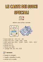 anteprima - Flashcard - Le carte dei suoni speciali - italiano scuola primaria - Pagina di copertina