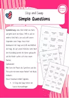 Vorschau - Spiele - Stop and Swap - Simple Questions - Deckblatt
