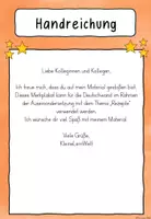 Vorschau - Arbeitsblätter - Das Rezept //Deutsch //Lernposter und Vorgangsbeschreibung - Seite 1
