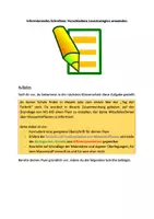 Vorschau - Arbeitsblätter - Lesestrategien beim informierenden Schreiben (Deutsch) - Deckblatt