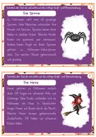 Vorschau - Bildkarten - Abschreibkartei - Halloween (Klasse 2-4) - Seite 3