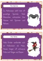 Vorschau - Bildkarten - Abschreibkartei - Halloween (Klasse 1) - Seite 3