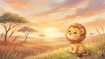 Aperçu - Préparation de séance / Séance complète - Kamishibai – Le petit lion a peur du noir | Les émotions - Page 1