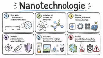 Vorschau - Arbeitsblätter - Arbeitsblätter zum Thema "Nanotechnologie" + Lösung & MP3 + Mindmap + Infografik - Seite 1