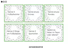Vorschau - Stationenlernen - Fußball Brettspiel (Klasse 2–4) | Sprache, DaZ & Bewegung – differenzierte Aufgabenkarten - Seite 3