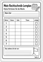 Vorschau - Arbeitsblätter - Rechtschreibung – LRS Übungsheft | Deutsch Klasse 5/6 - Seite 3