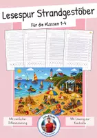 Vorschau - Arbeitsblätter - Lesespur Sommer - Klasse 1 bis 4 (auch in Silbenschrift) - Deckblatt