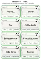 Vorschau - Spiele - Sag es nicht! – Thema Fußball | Sprachspiel Deutsch | Wortschatz & Sprechen - Seite 1