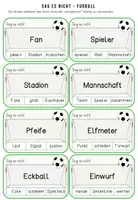 Vorschau - Spiele - Sag es nicht! – Thema Fußball | Sprachspiel Deutsch | Wortschatz & Sprechen - Seite 2