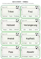 Vorschau - Spiele - Sag es nicht! – Thema Fußball | Sprachspiel Deutsch | Wortschatz & Sprechen - Seite 3