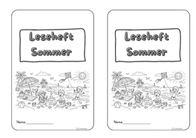 Vorschau - Stationenlernen - Leseheft Sommer - Seite 1