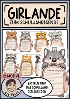 Vorschau - Mal- und Bastelvorlagen - Schuljahresende Basteln Grundschule - Deckblatt