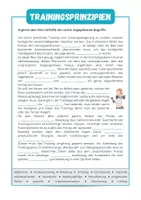Vorschau - Arbeitsblätter - Grundlagen der Trainingslehre ⎮ Trainingsprinzipien - Lückentext für Klasse 10 bis 13 - Seite 2