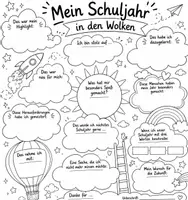 Vorschau - Arbeitsblätter - Materialpaket: Reflexion Schuljahresende (bunt, schwarz-weiß) - Seite 2