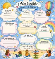 Vorschau - Arbeitsblätter - Reflexion - Schuljahresende (bunt und zum Ausmalen) - Seite 3