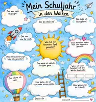 Vorschau - Arbeitsblätter - Materialpaket: Reflexion Schuljahresende (bunt, schwarz-weiß) - Seite 3