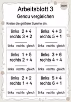 Vorschau - Arbeitsblätter - Größere Summe finden bis 10 | Mathematik Klasse 1 | 5 Arbeitsblätter als PDF - Seite 3
