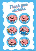 Προεπισκόπηση - Άλλος τύπος υλικού - THANK YOU stickers - Εξώφυλλο