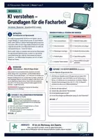 Vorschau - Stationenlernen - KI-Führerschein Oberstufe Modul 1: KI verstehen - Grundlagen für die Facharbeit - Seite 1