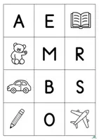 Aperçu - Jeux - Tri lettres / images – PS | Atelier de discrimination visuelle - Page de couverture