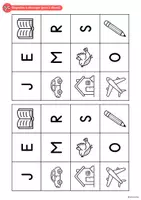 Aperçu - Jeux - Tri lettres / images – PS | Atelier de discrimination visuelle - Page 3