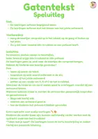 Voorbeeld - Begrijpend lezen - gatentekst speurtocht - Pagina 1