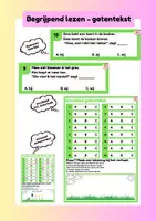 Voorbeeld - Begrijpend lezen - gatentekst speurtocht - Voorblad
